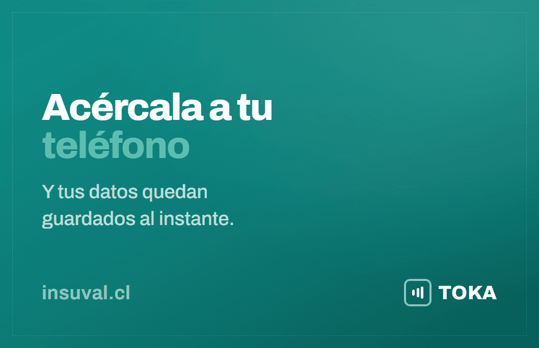 Tarjeta TOKA con la marca de un laboratorio